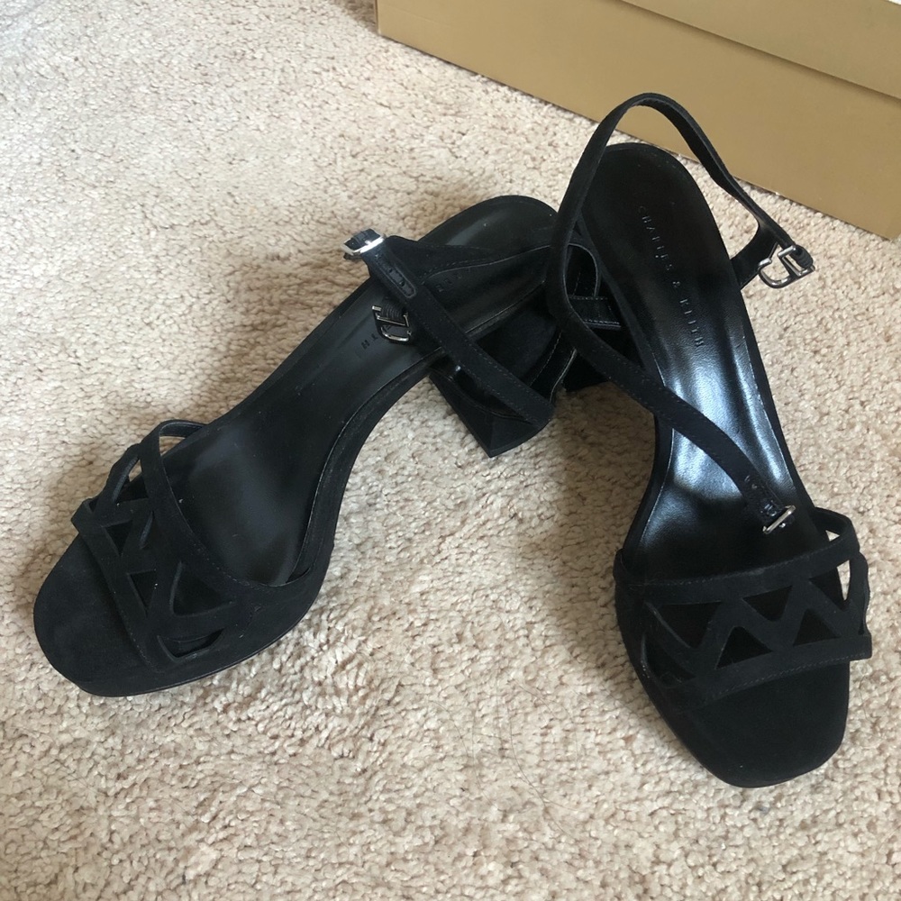 NEW!! Party highheel faux suede